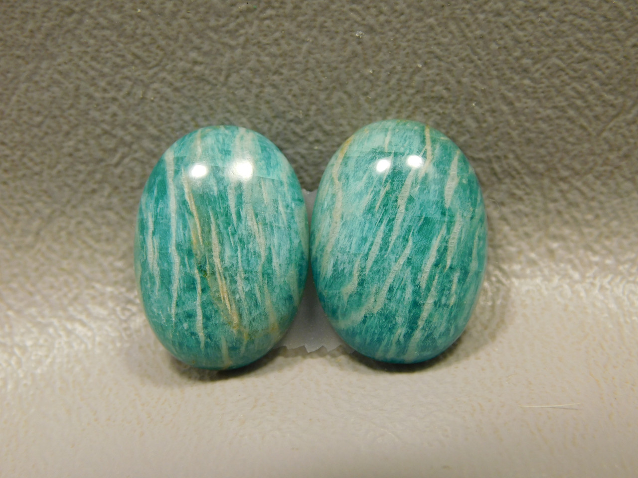 Amazonite Matched Pair Cabochons #3