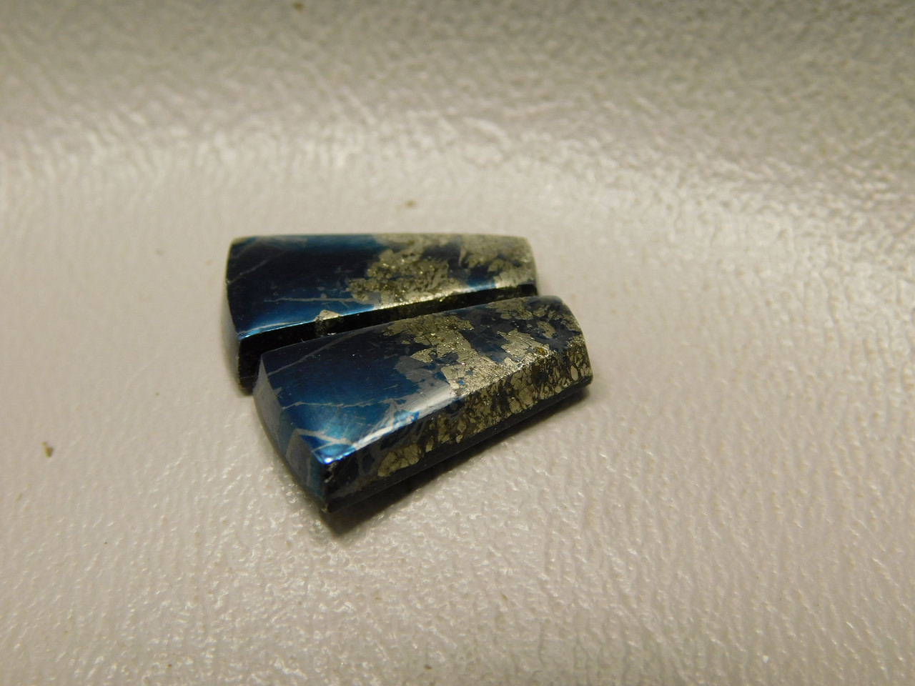 Covellite Matched Pair Cabochons #8