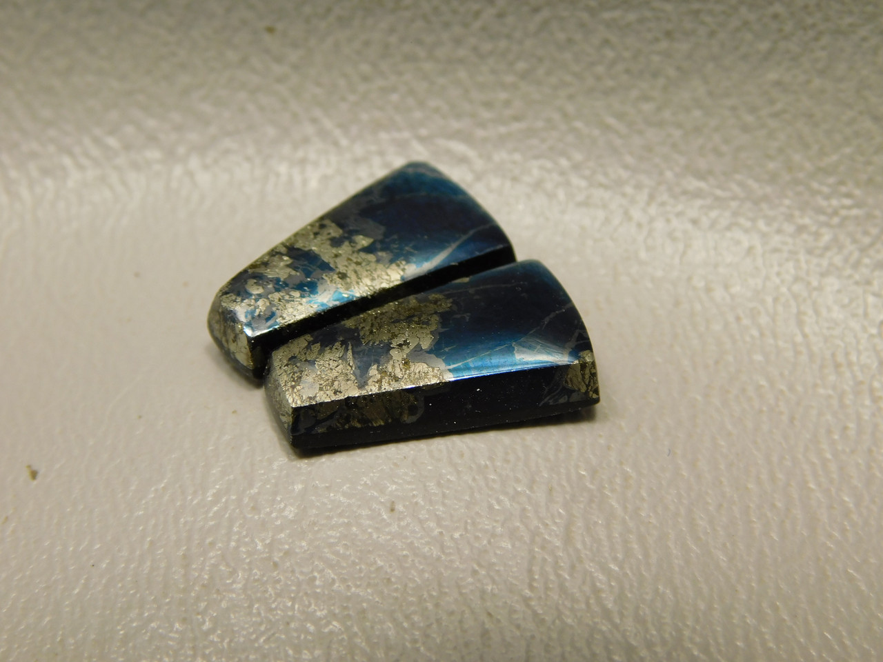 Covellite Matched Pair Cabochons #8