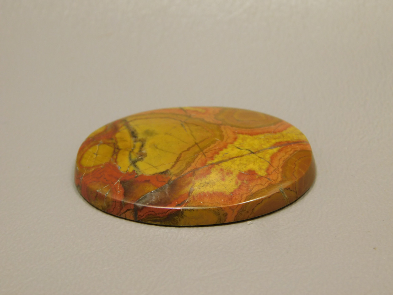 Morgan Hill Poppy Jasper Cabochon #5