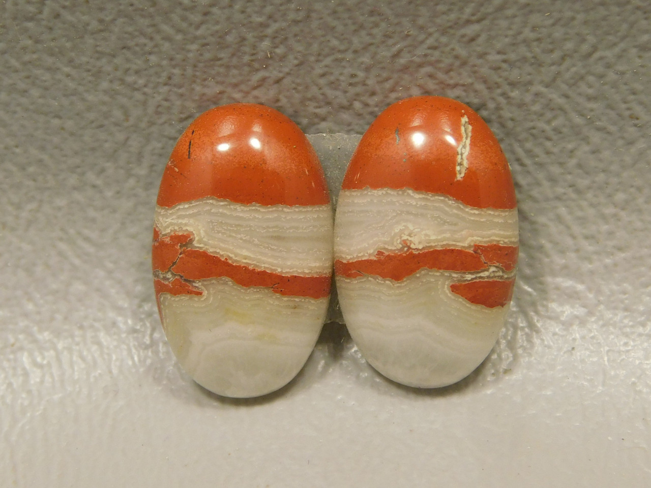 Red Jasper Matched Pair Cabochons #2