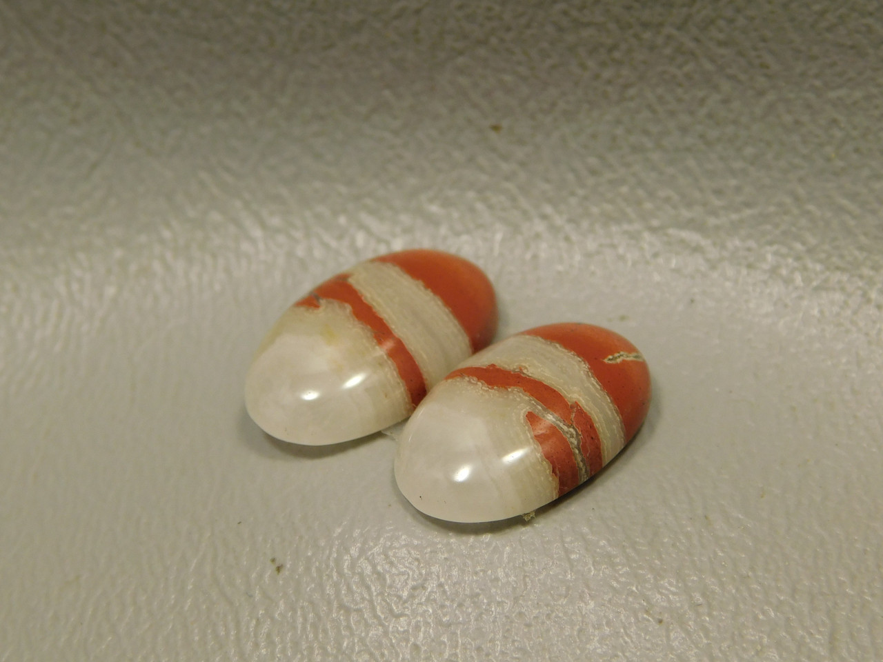 Red Jasper Matched Pair Cabochons #2