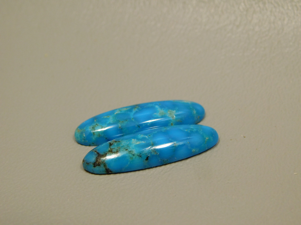Turquoise Matched Pair Cabochons #15
