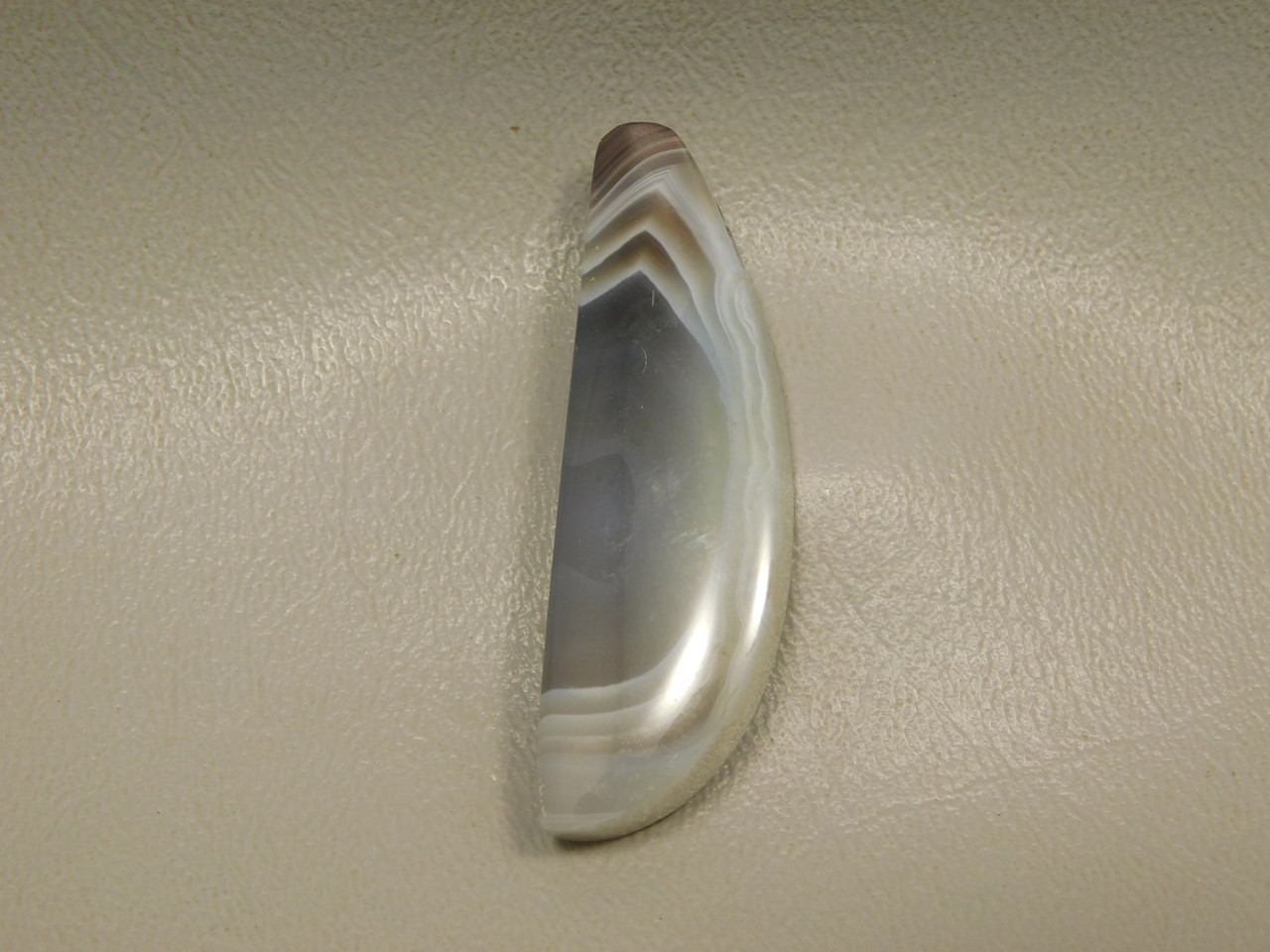 Botswana Agate Stone Bead Pendant #2