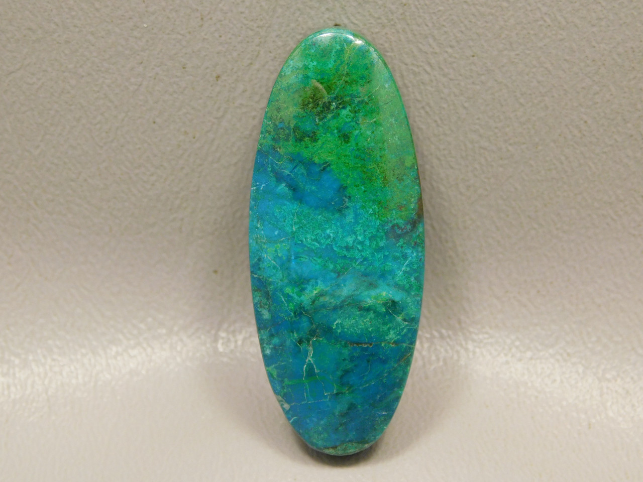Chrysocolla-Malachite Stone Bead Pendant #11