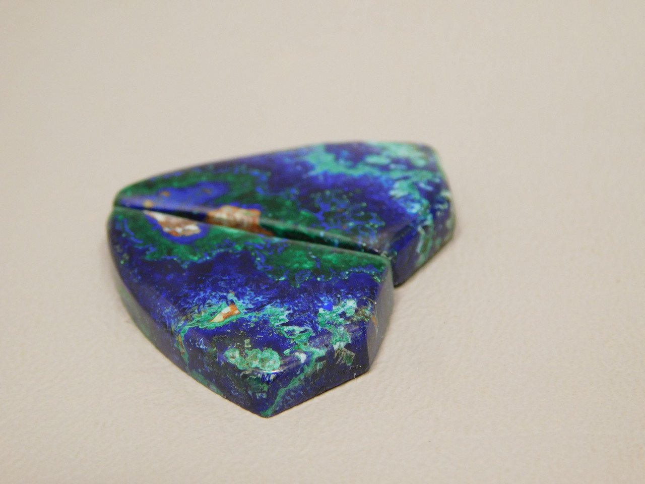 Azurite-Malachite Matched Pair Cabochons #17