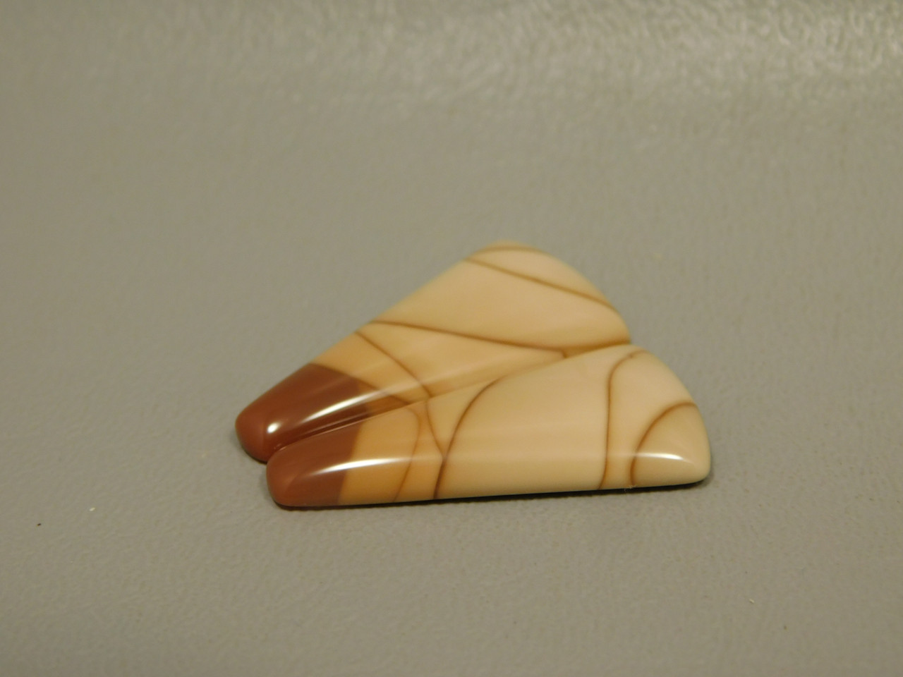 Bruneau Jasper Matched Pair Cabochon #1