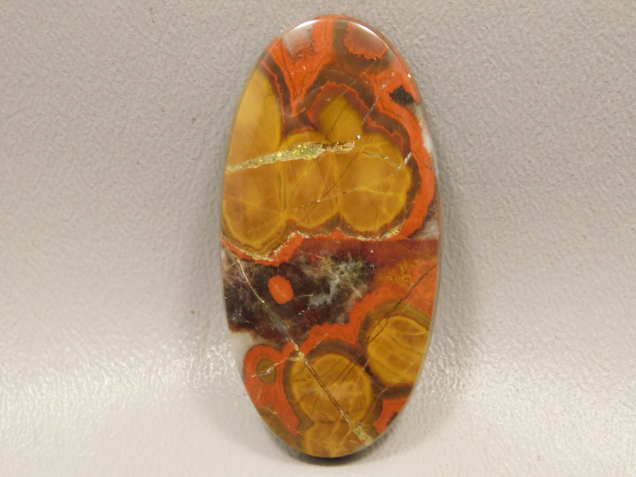 Morgan Hill Poppy Jasper Cabochon #24