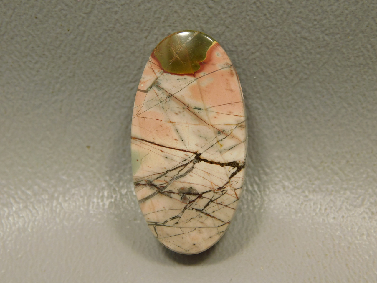 Cherry Creek Jasper Stone Bead Pendant #1