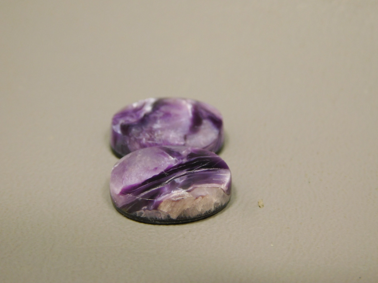 Charoite Matched Pair Cabochons #1