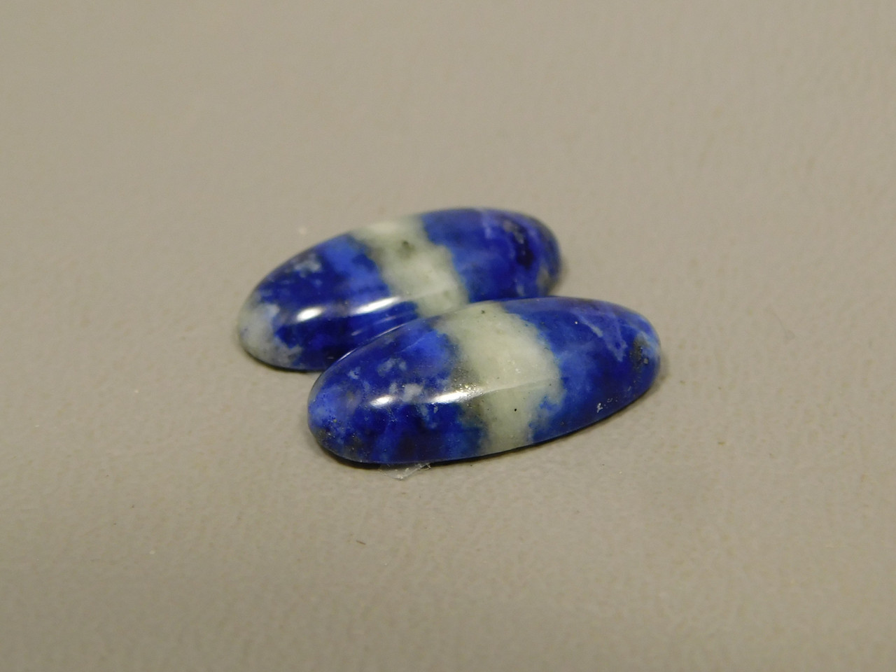 Lapis Lazuli Matched Pair Cabochons #23