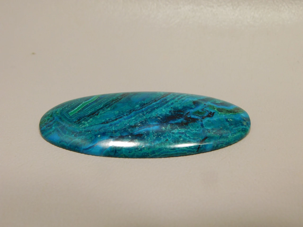 Chrysocolla-Malachite Cabochon #3