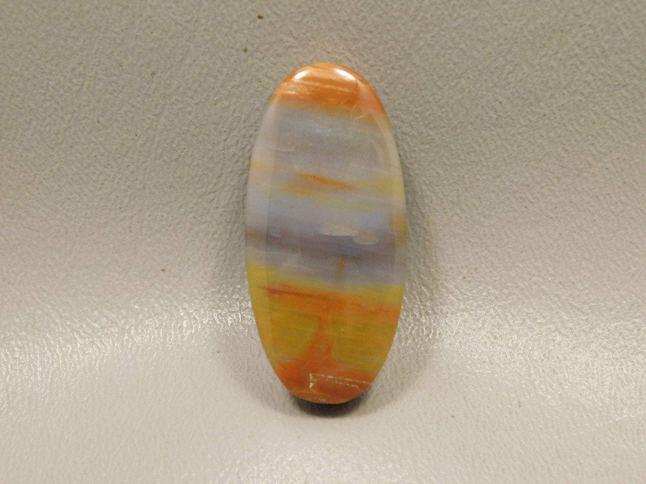 Arizona Rainbow Petrified Wood Stone Bead Pendant #4