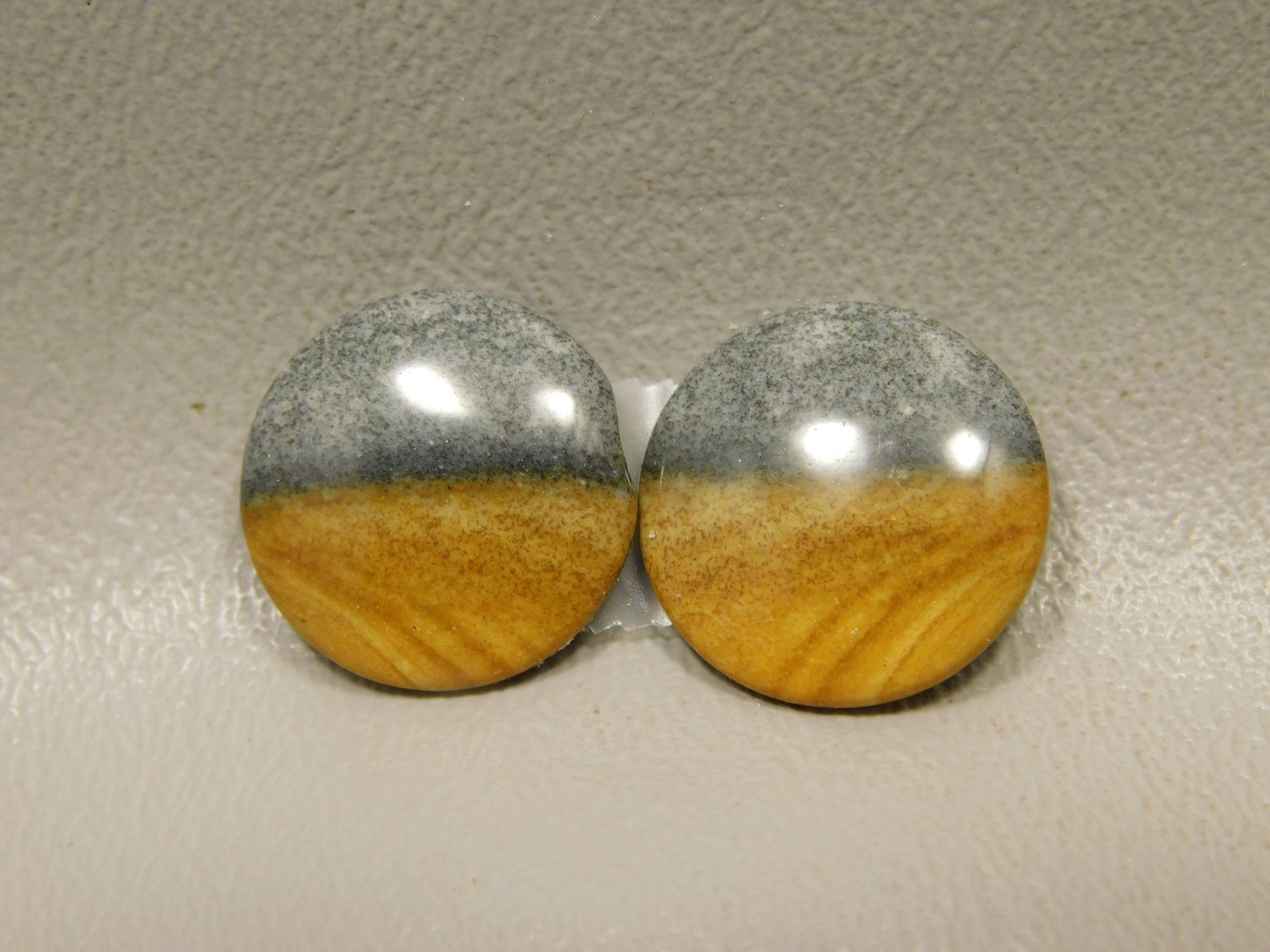 Starry Night Picture Jasper Matched Pair Cabochons #9