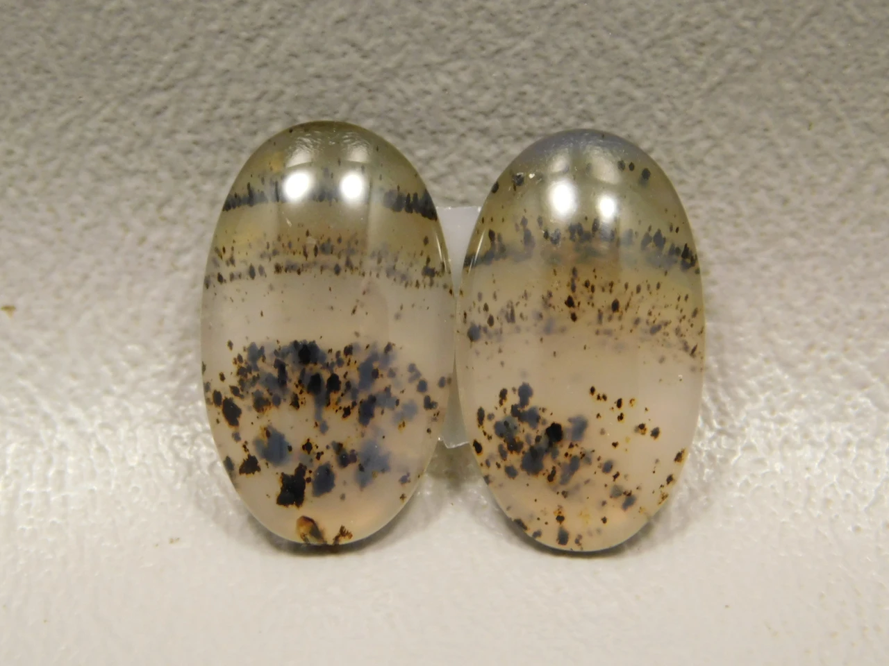 Montana Agate Matched Pair Cabochons #6