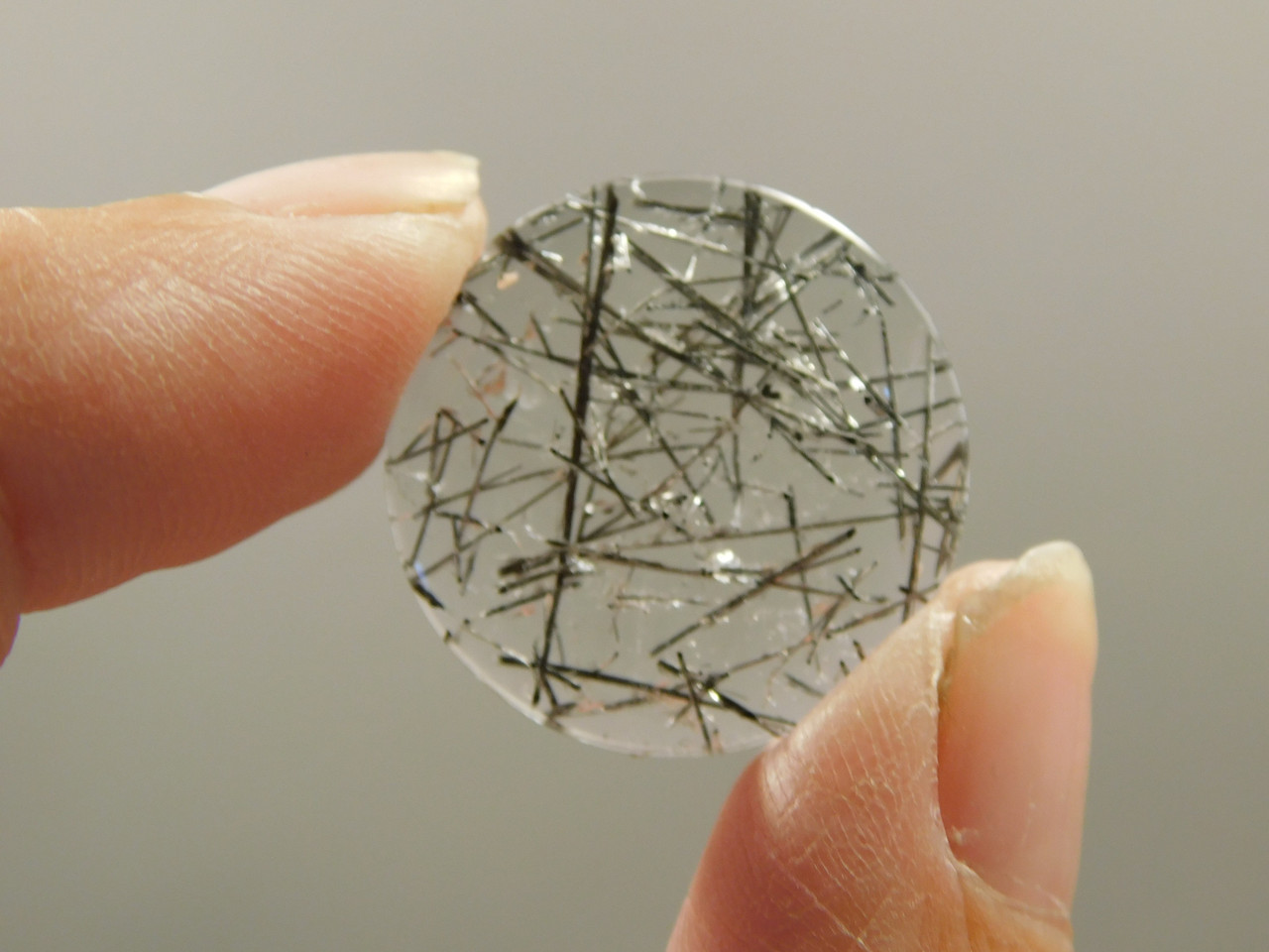 Tourmaline Quartz Cabochon #19