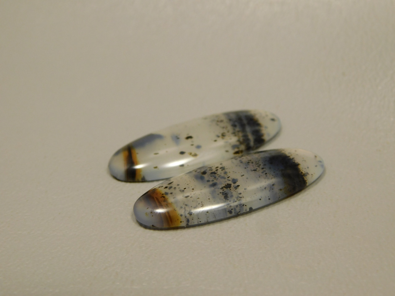 Montana Agate Matched Pair Cabochons #15
