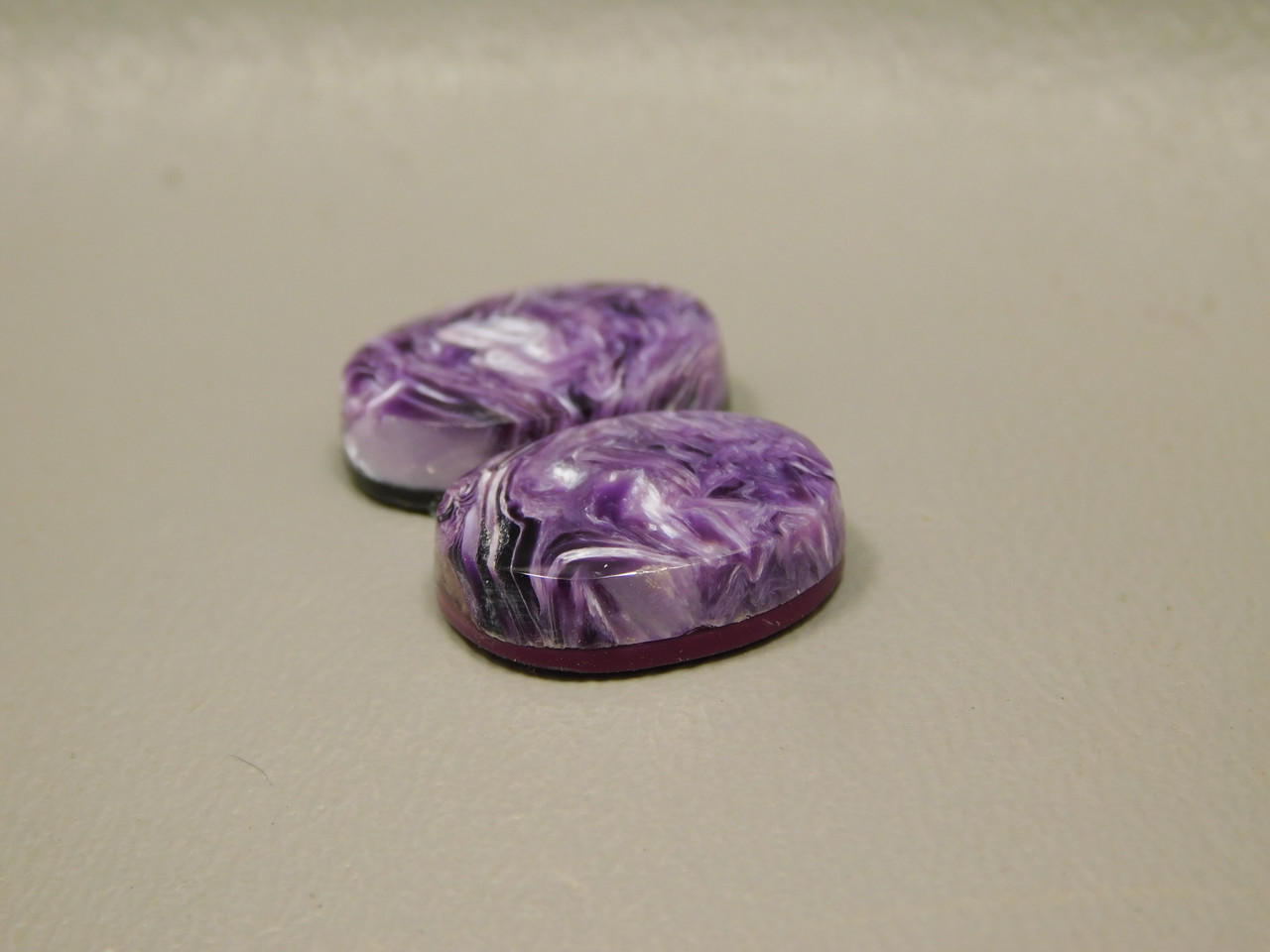 Charoite Matched Pair Cabochons #20