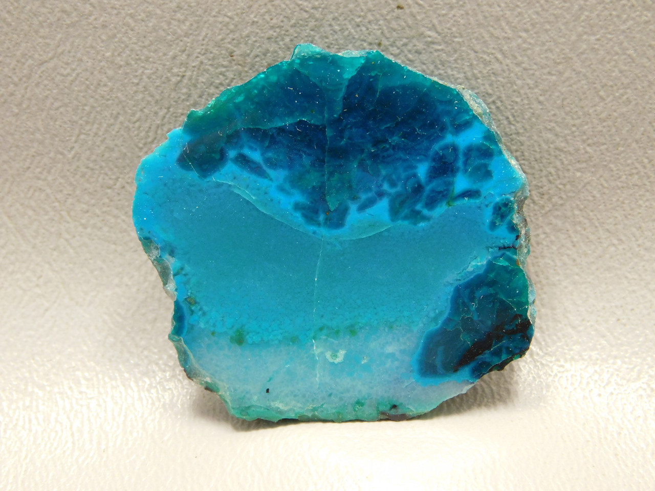 Chrysocolla-Malachite Gem Silica Small Polished Slab #S12