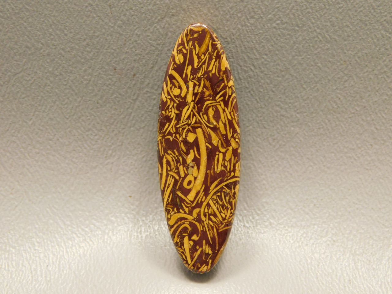 Coquina Jasper (Script Stone) Bead Pendant #6