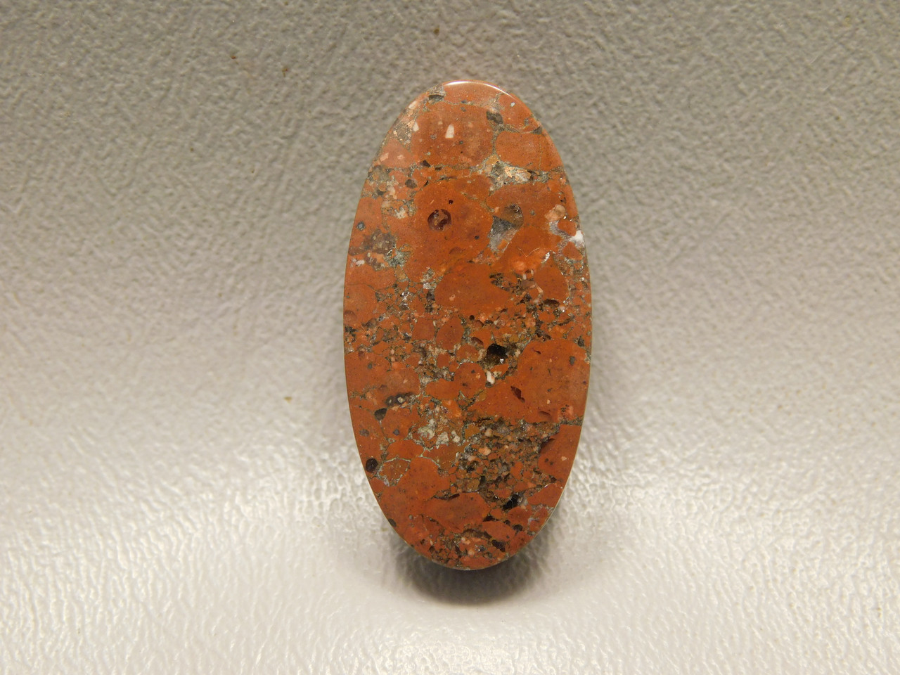 Copper Rose Stone Bead Pendant #1