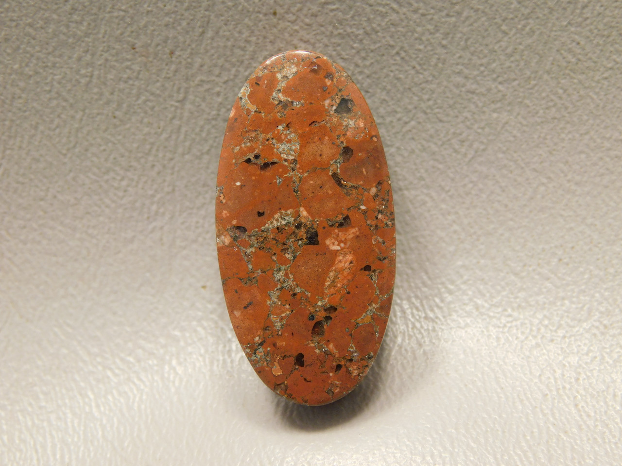 Copper Rose Stone Bead Pendant #1