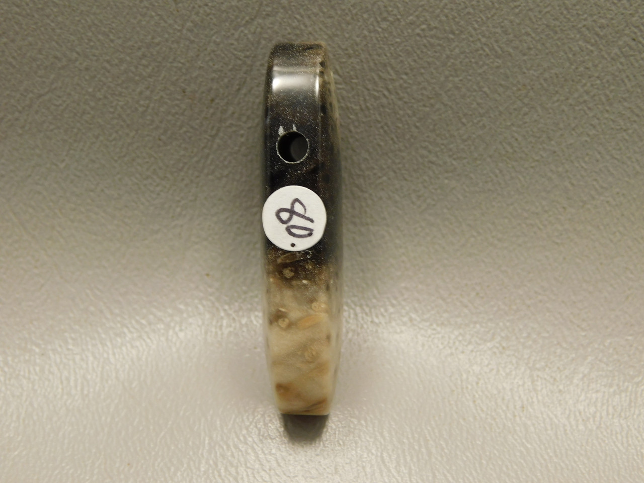 Petrified Palm Wood Stone Bead Pendant #1