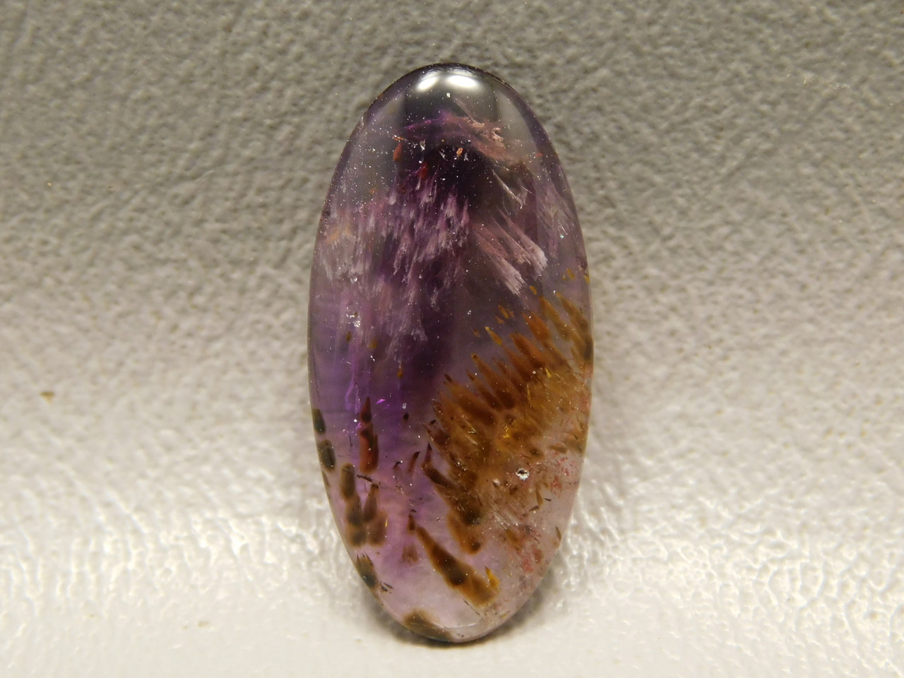 Cacoxenite Amethyst Cabochon #15