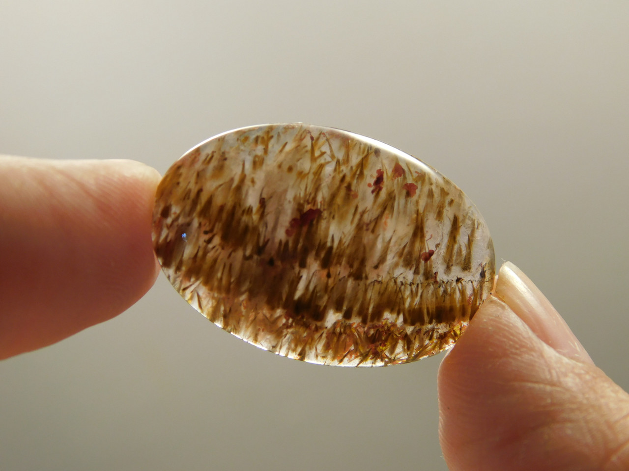 Cacoxenite Amethyst Cabochon #8