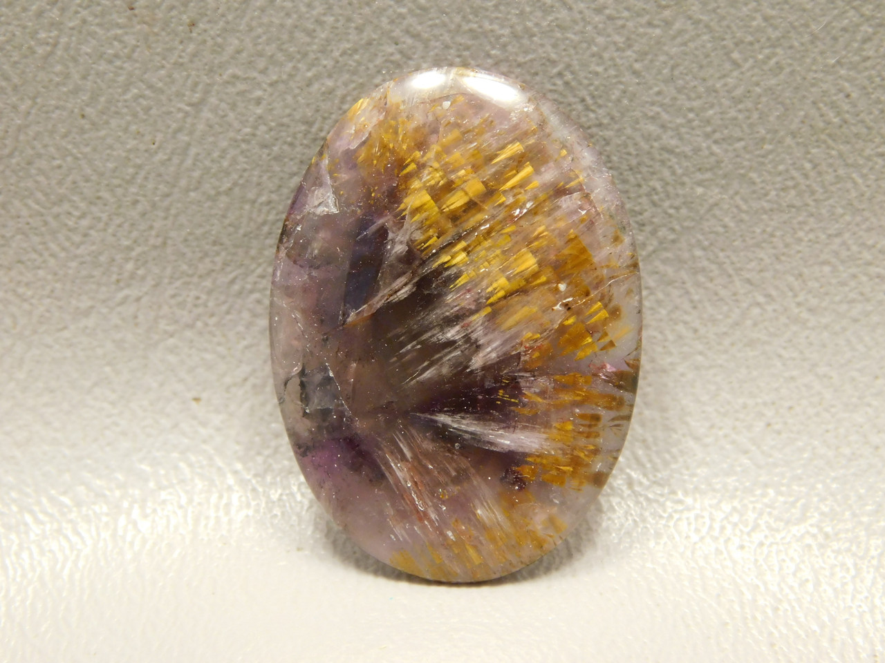 Cacoxenite Amethyst Cabochon #18
