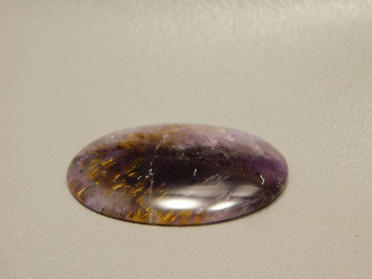 Cacoxenite Amethyst Cabochon #9