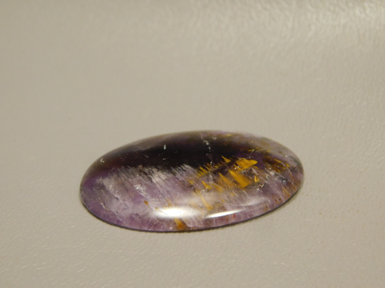 Cacoxenite Amethyst Cabochon #9