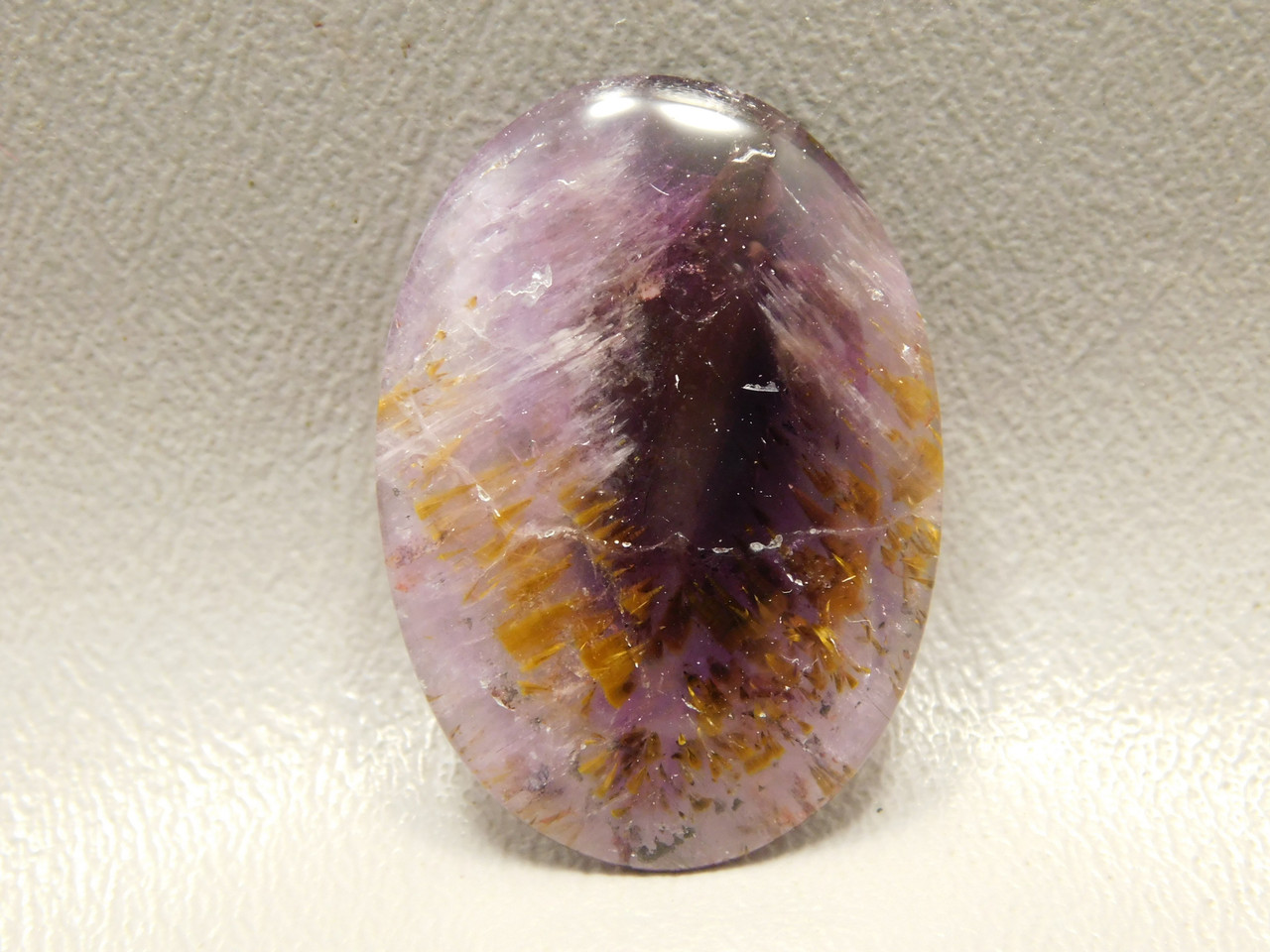 Cacoxenite Amethyst Cabochon #9