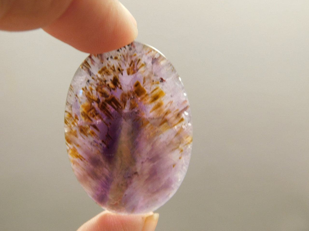 Cacoxenite Amethyst Cabochon #9