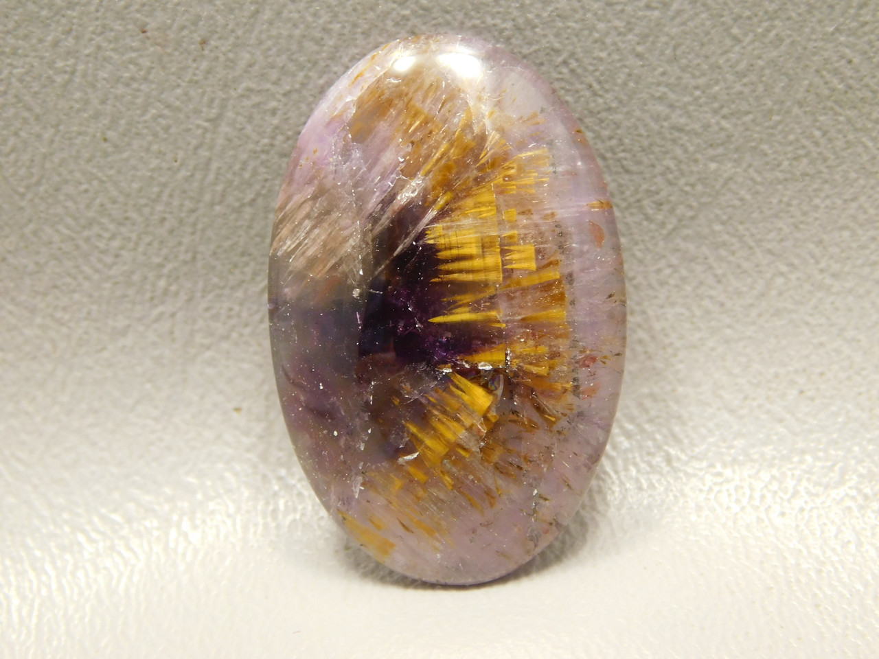 Cacoxenite Amethyst Cabochon #7