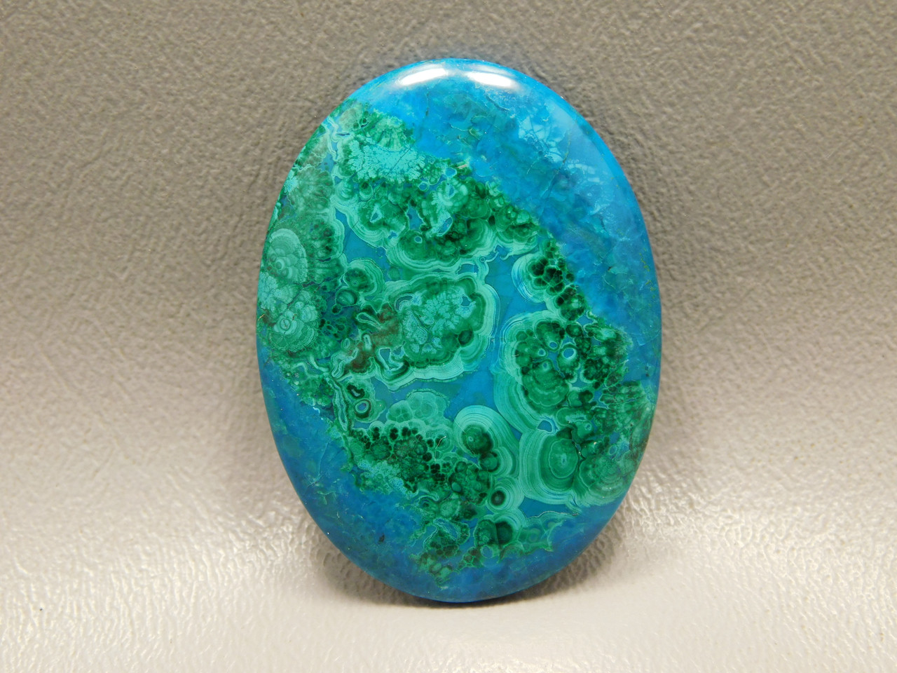 Chrysocolla-Malachite Cabochon #13