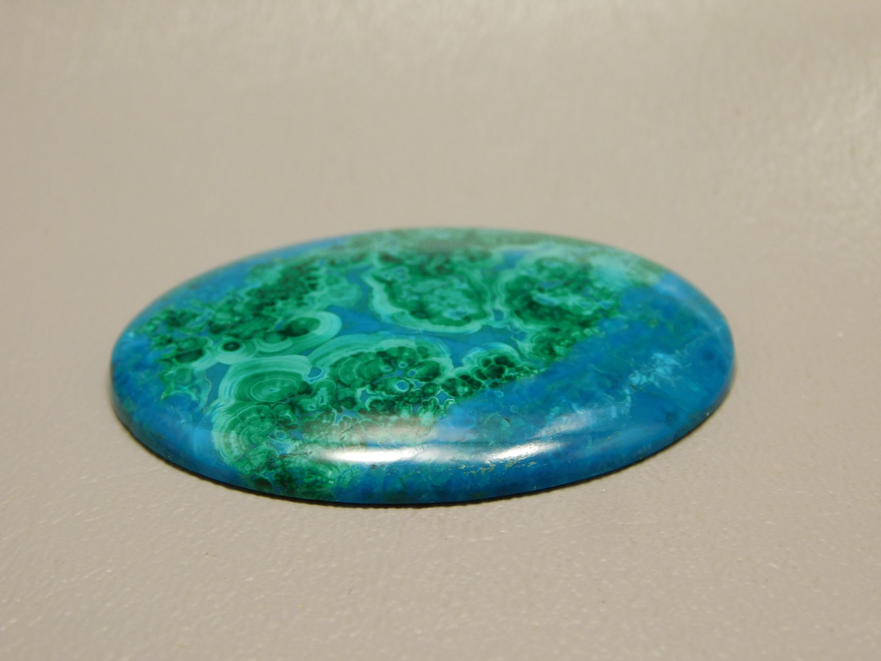 Chrysocolla-Malachite Cabochon #13