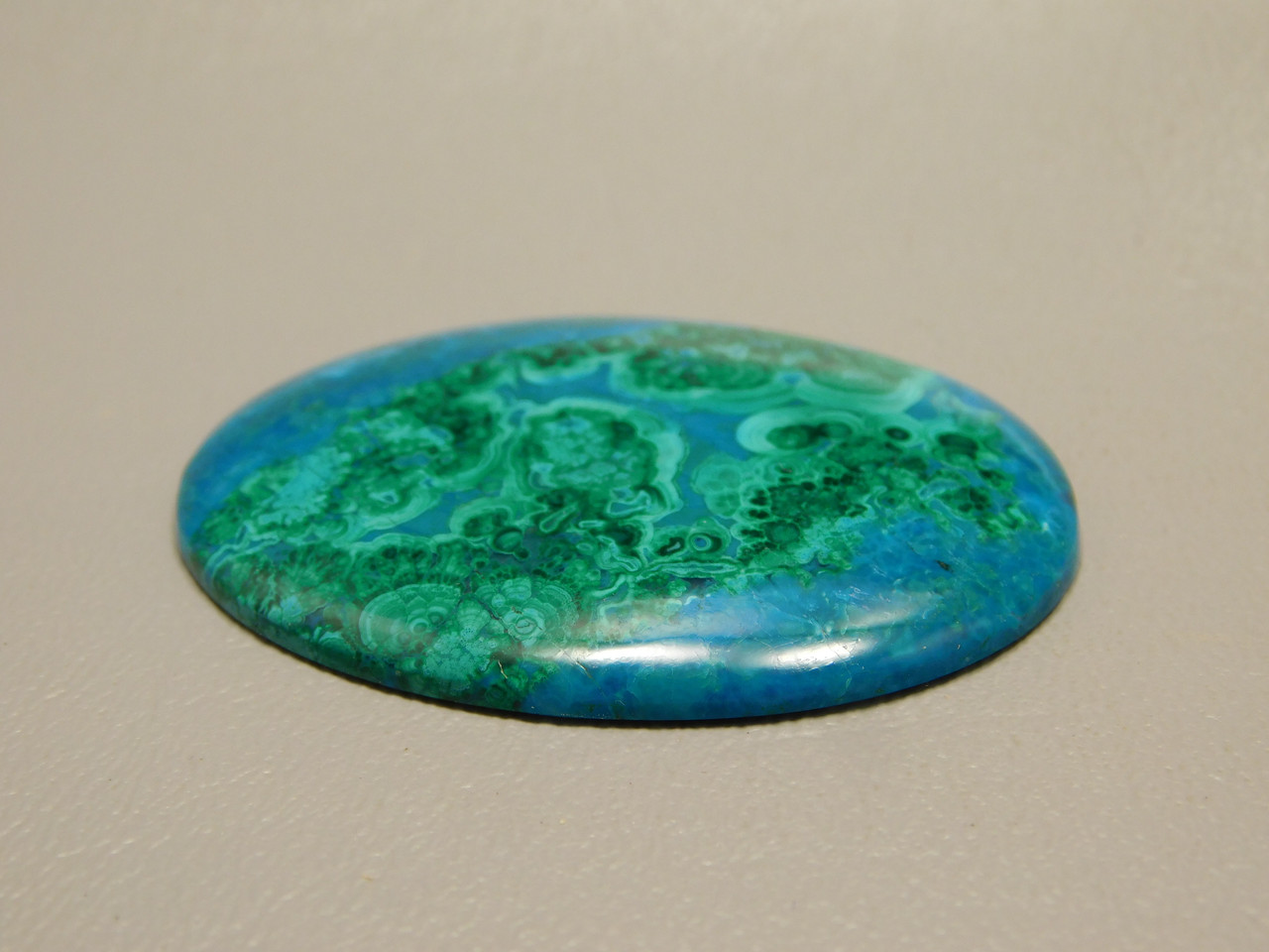 Chrysocolla-Malachite Cabochon #13