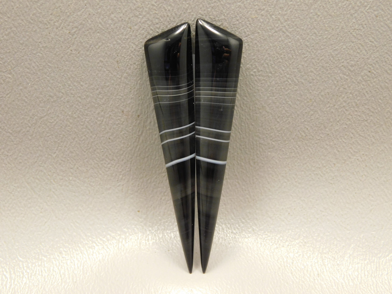 Tuxedo Agate Matched Pair Cabochons #8