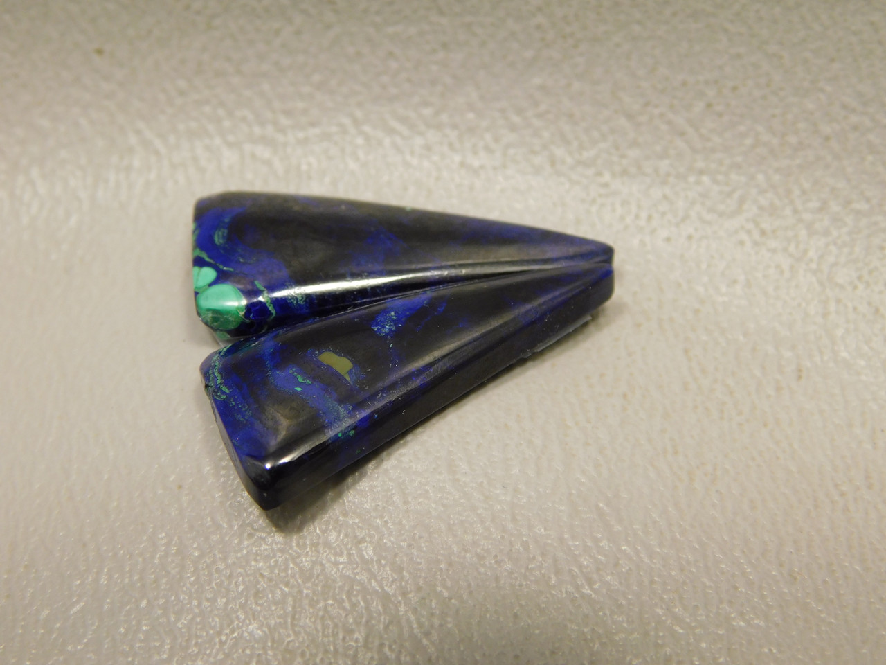 Azurite-Malachite Matched Pair Cabochons #9