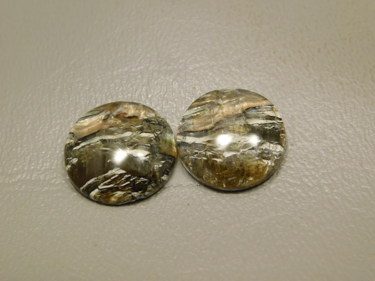 Arizona Pietersite Matched Pair Cabochons #6