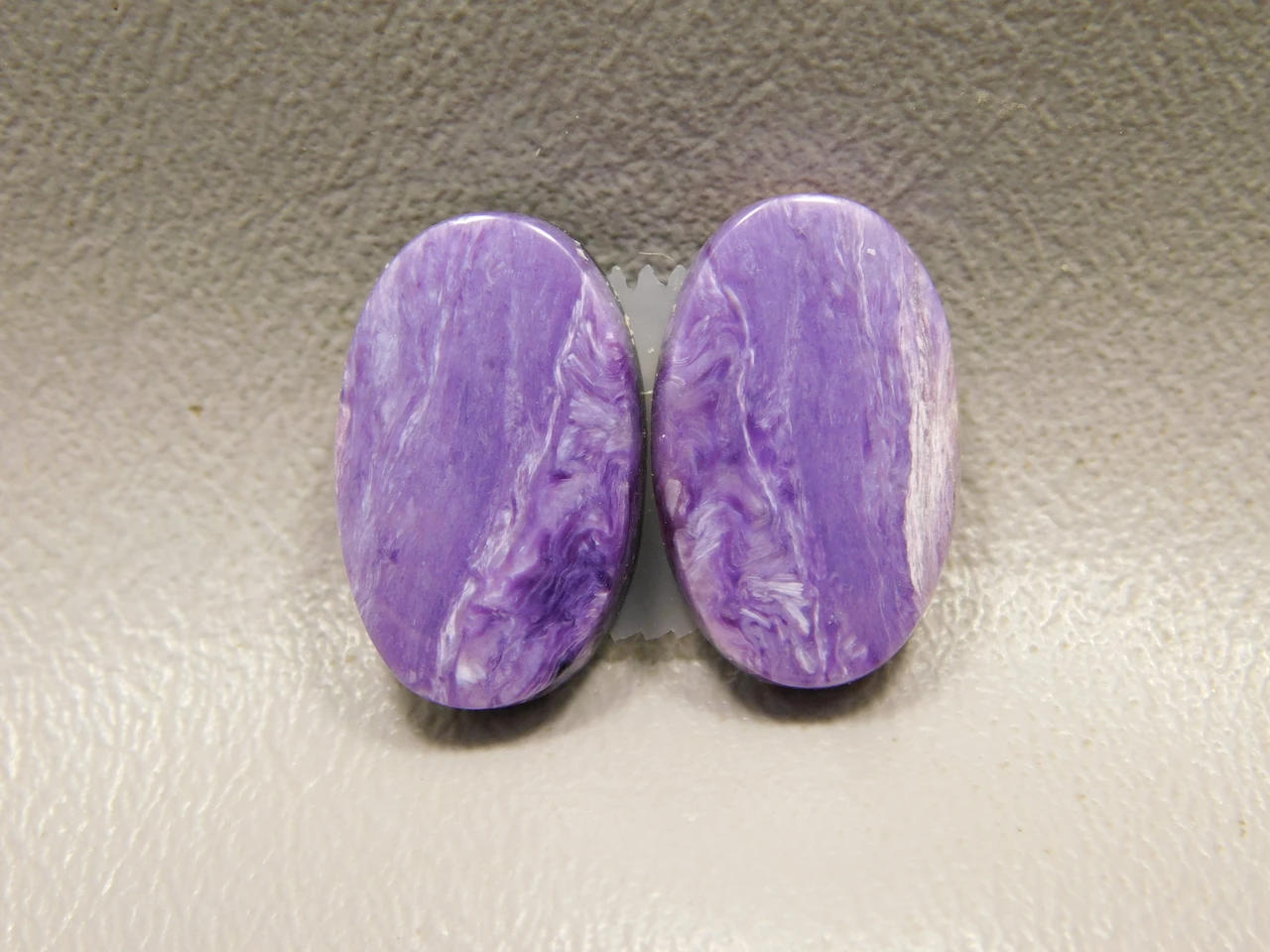 Charoite Matched Pair Cabochons #2