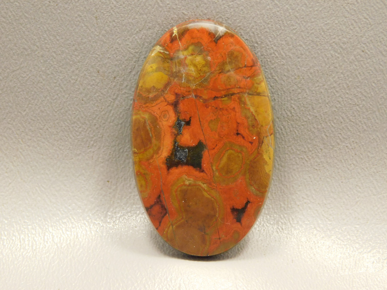Morgan Hill Poppy Jasper Cabochon #3