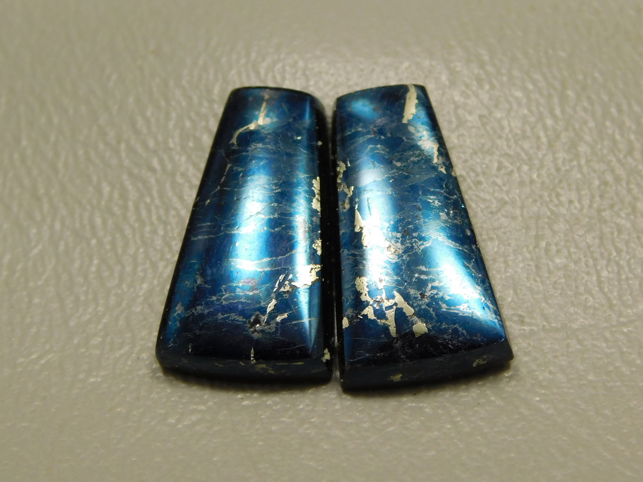 Covellite Matched Pair Cabochons #23