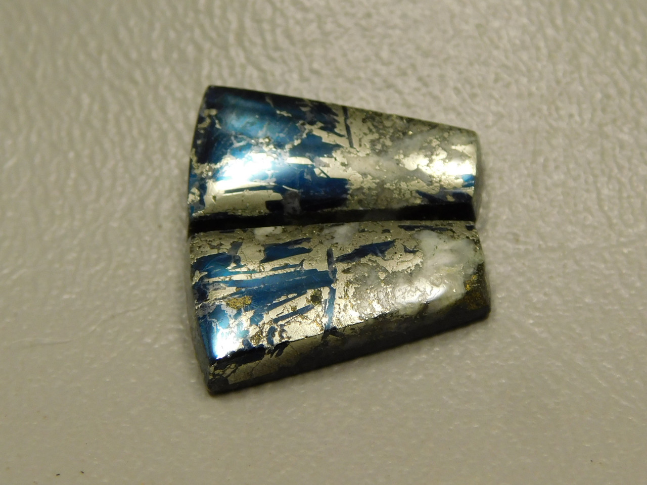 Covellite Matched Pair Cabochons #17