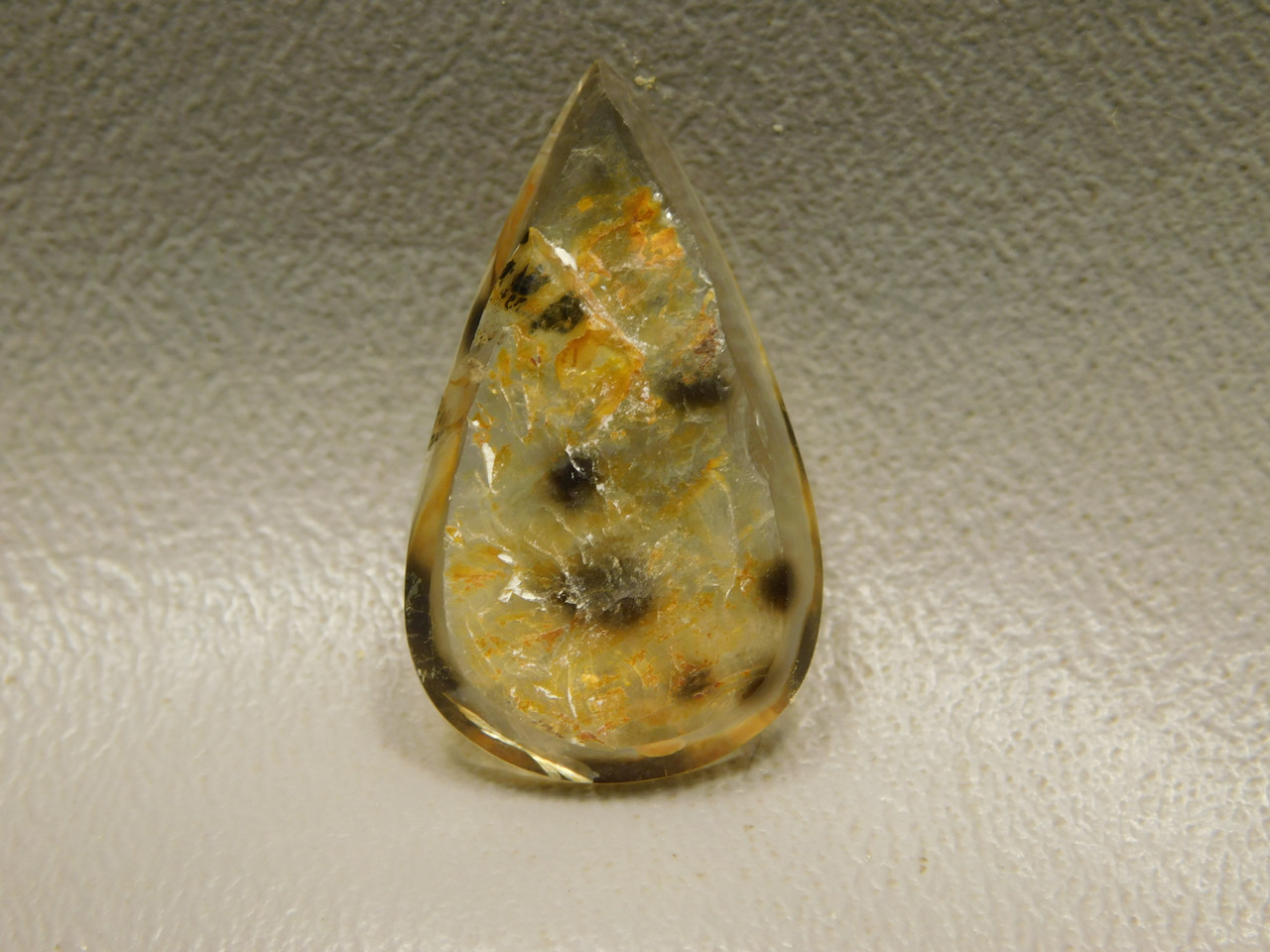 Included Quartz or Spotted Quartz Cabochon #Q32