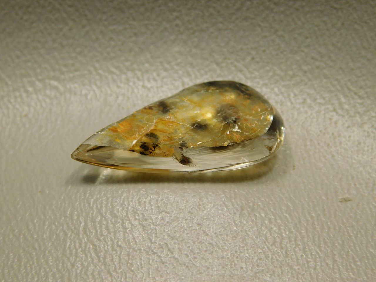 Included Quartz or Spotted Quartz Cabochon #Q32
