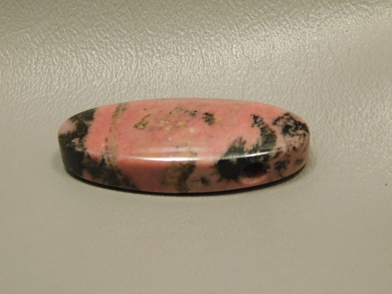 Rhodonite Stone Bead Pendant #3