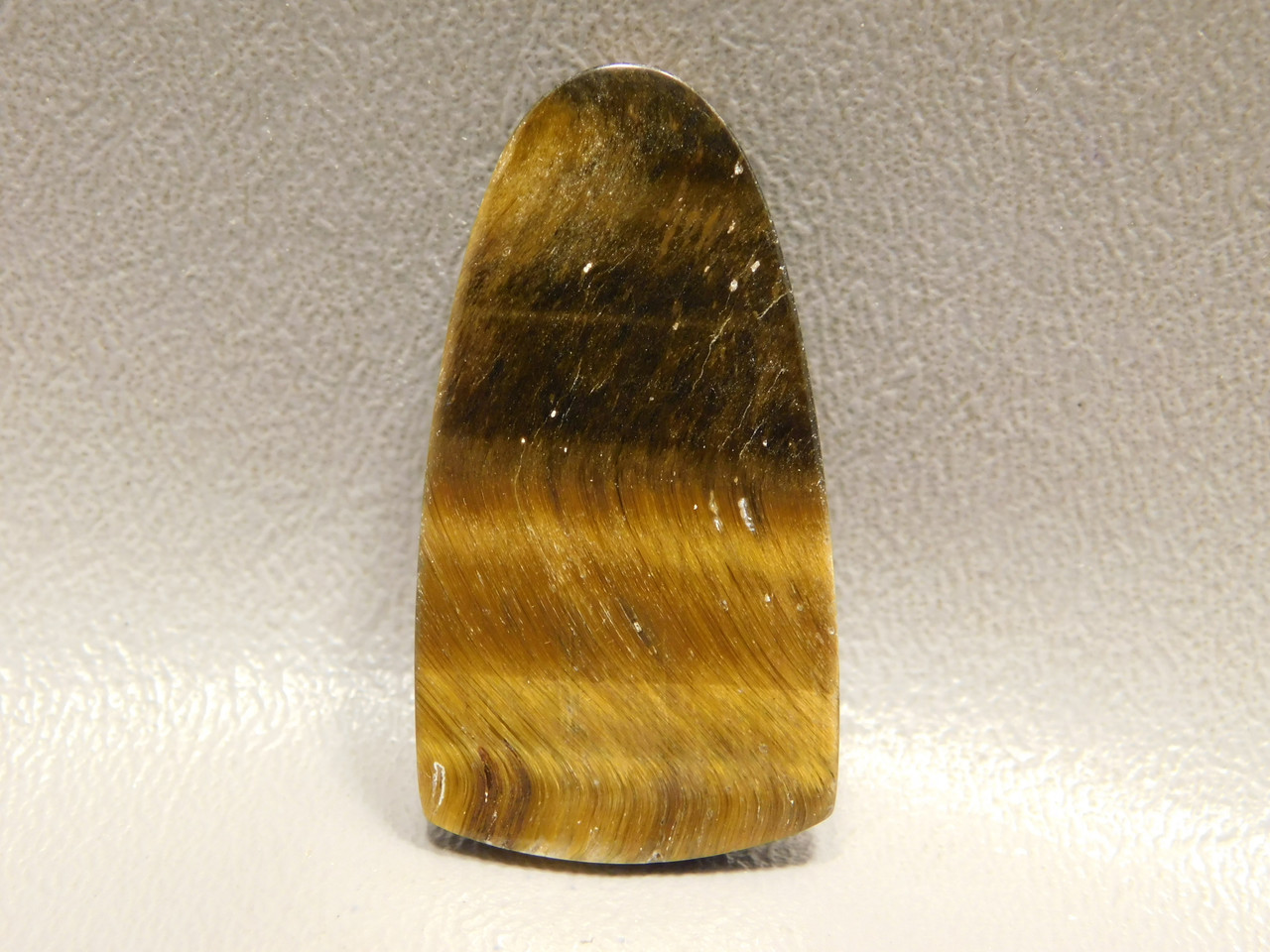 Tongue Shaped Custom Cut Tigereye Tiger's Eye Designer Cabochon #16