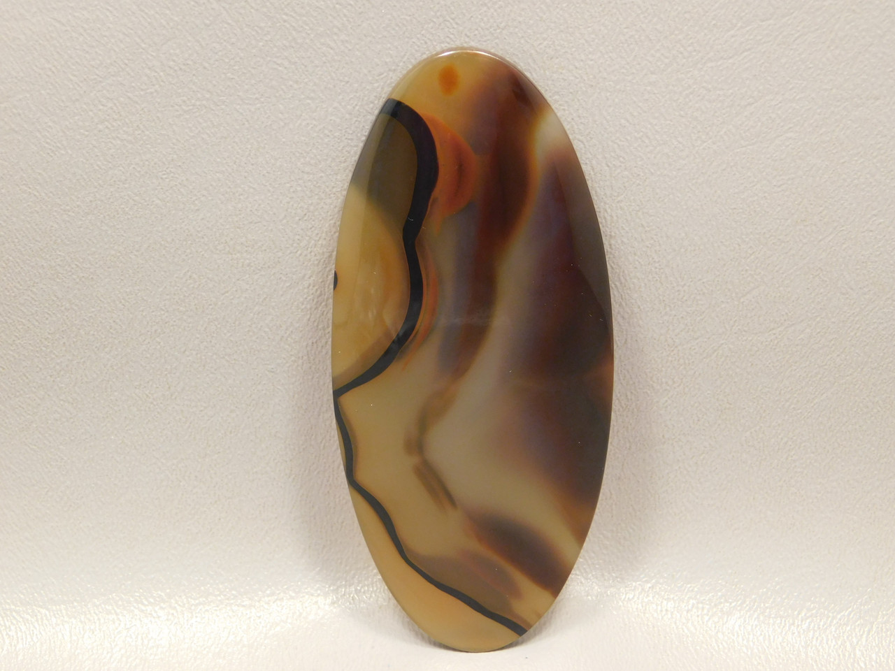 Brazilian Piranha Agate Extra Large Collector Designer Cabochon XL1